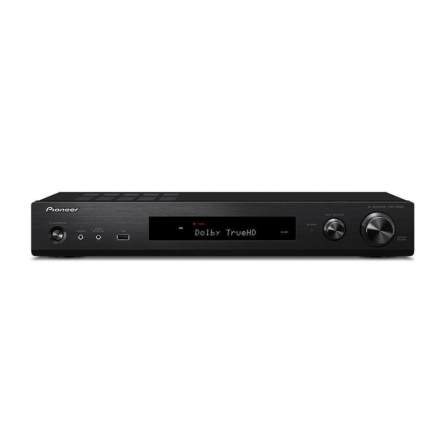 Pioneer Slim Audio & Video Component Receiver Black (VSX-S520)