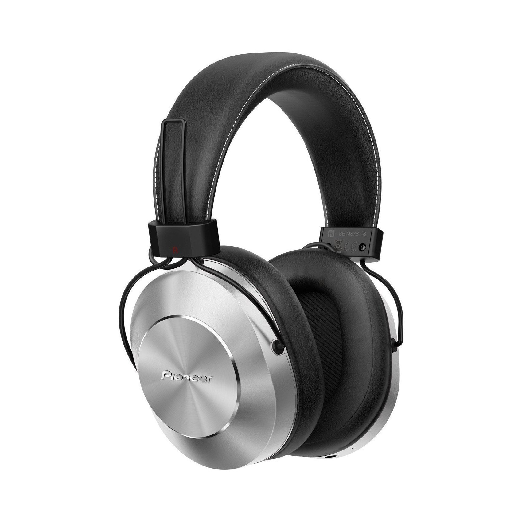 Pioneer SE-MS7BT-K High Resolution Compatible Dynamic Sealed Bluetooth Headphone #color_silver