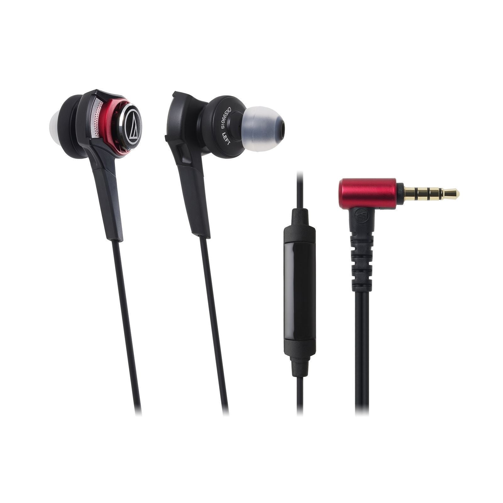 Audio-Technica ATH-CKS990iS Solid Bass In-Ear Headphones with In-line Mic & Control