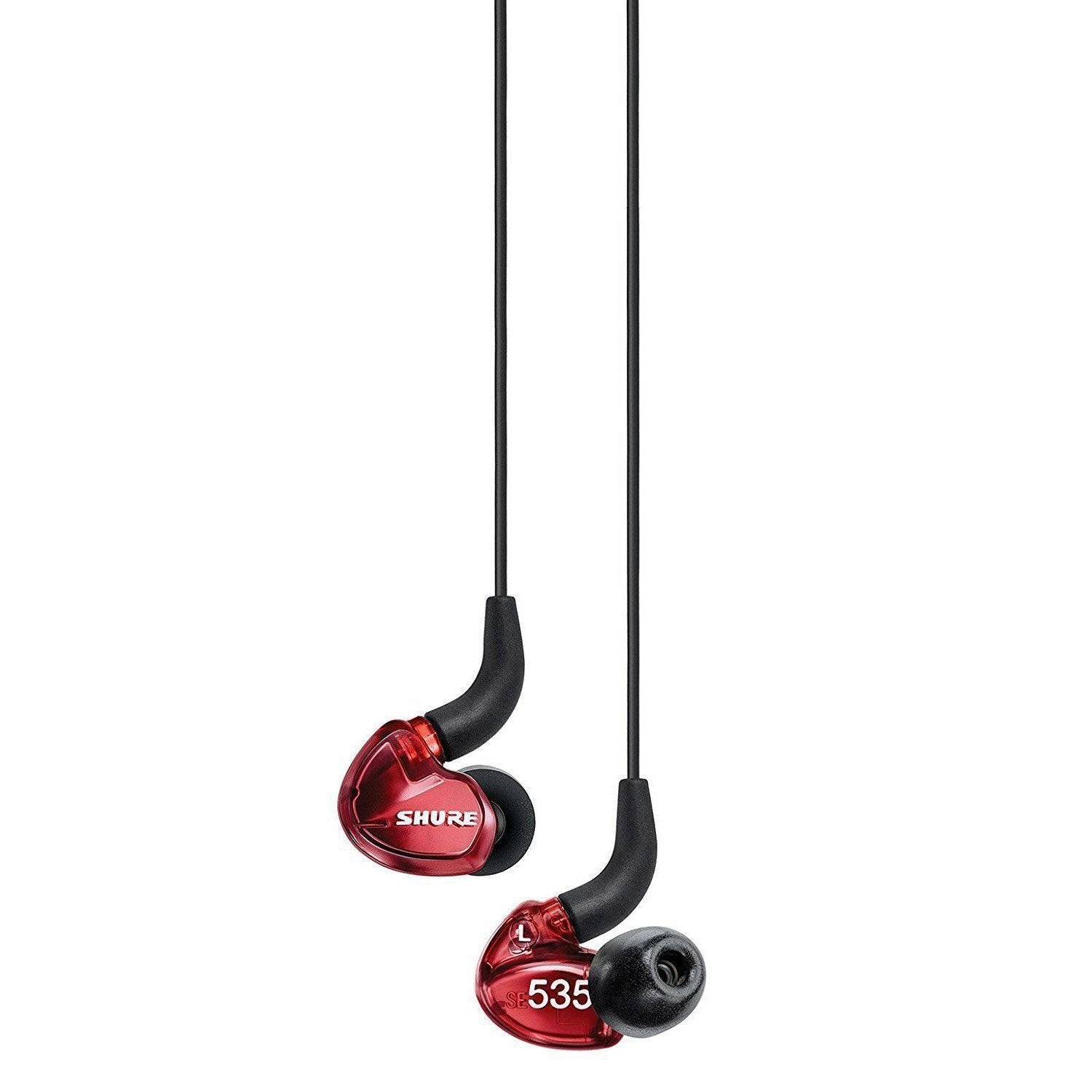 Shure SE535LTD Limited Edition Red Sound Isolating Earphones with Remote + Mic