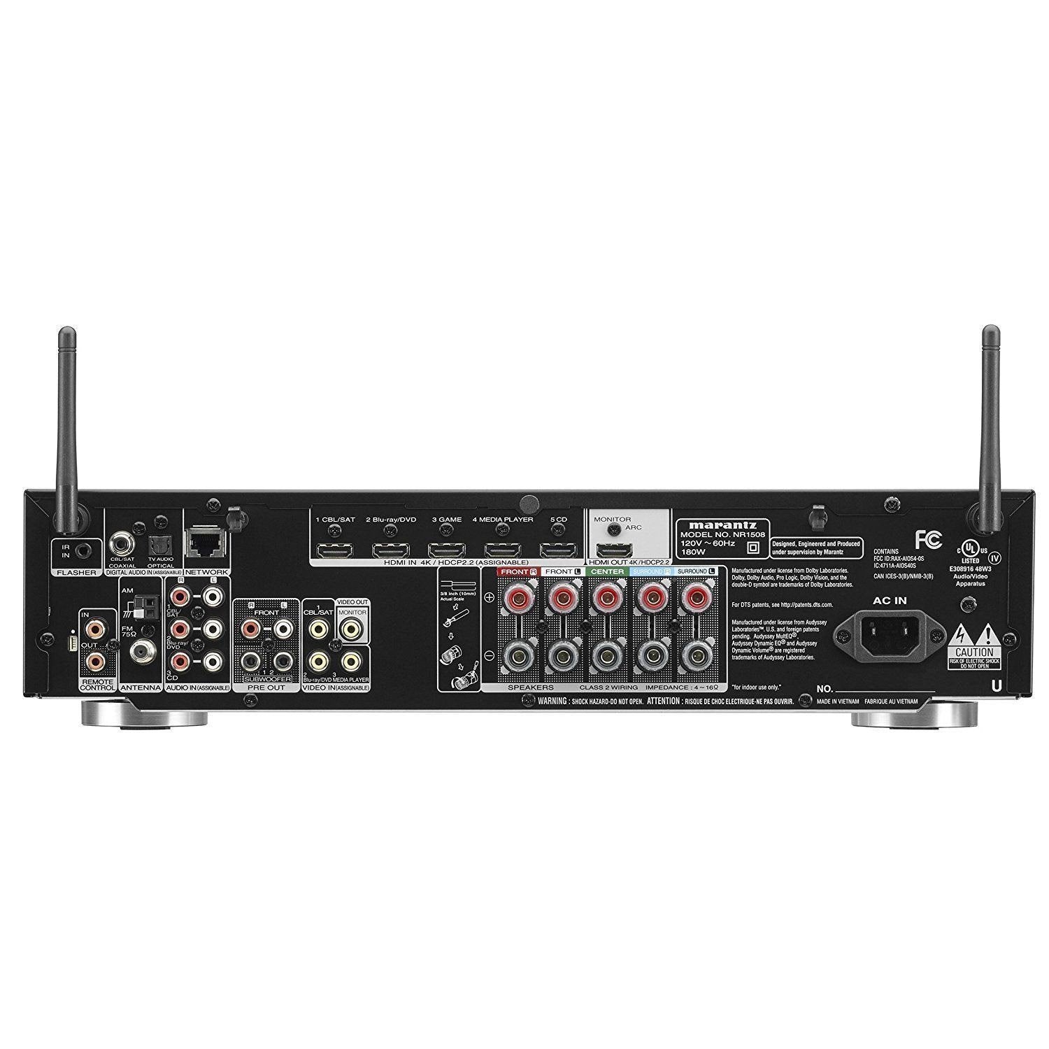 Marantz NR1508 A/V Audio & Video Component Receiver