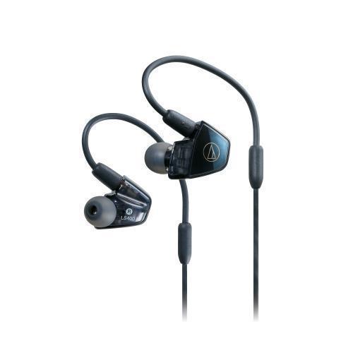 Audio-Technica ATH-LS400iS In-Ear Quad Armature Driver Headphones with In-line Mic & Control