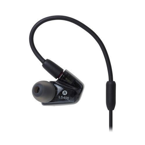 Audio-Technica ATH-LS400iS In-Ear Quad Armature Driver Headphones with In-line Mic & Control